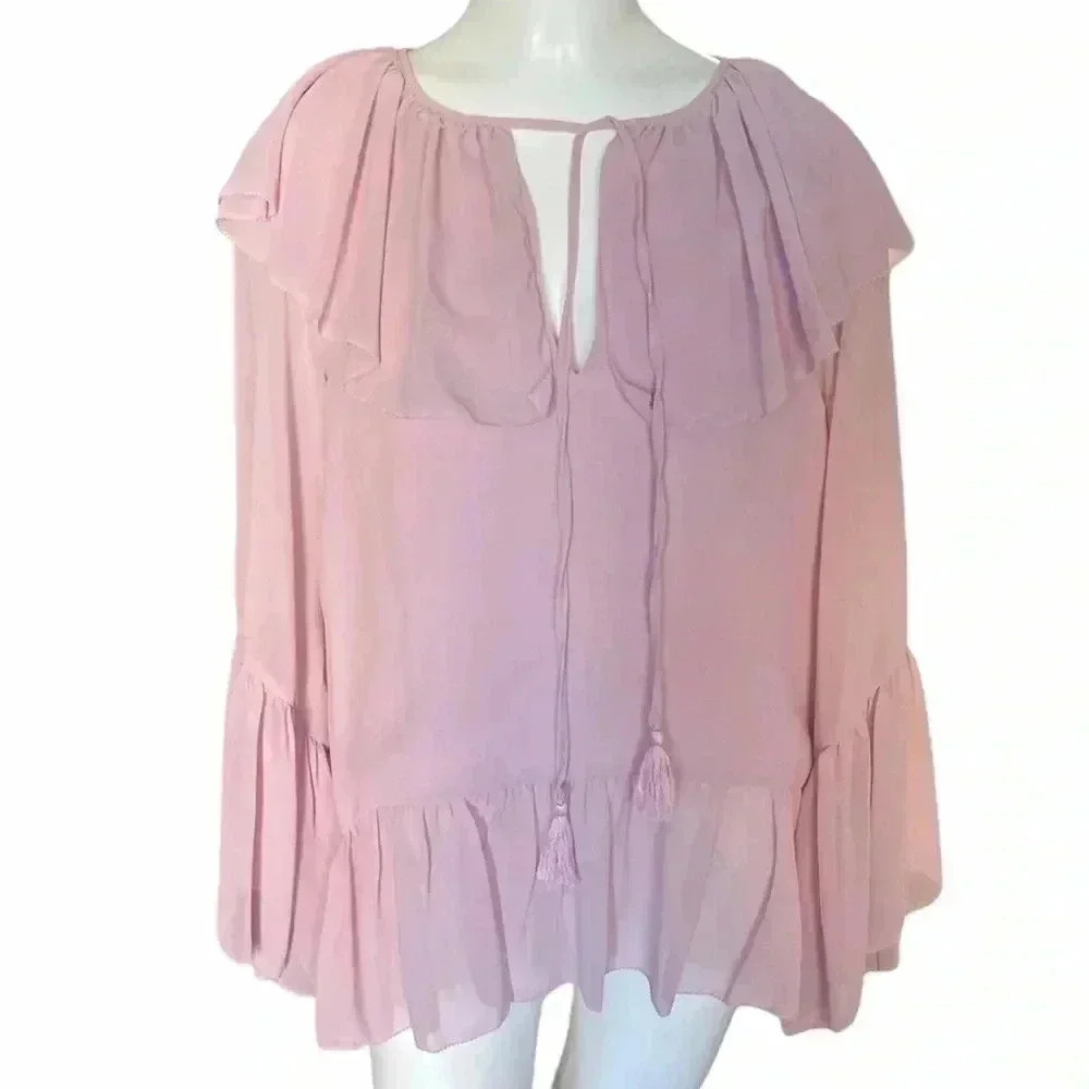 Rebecca Minkoff Lilac Patti Top sz S